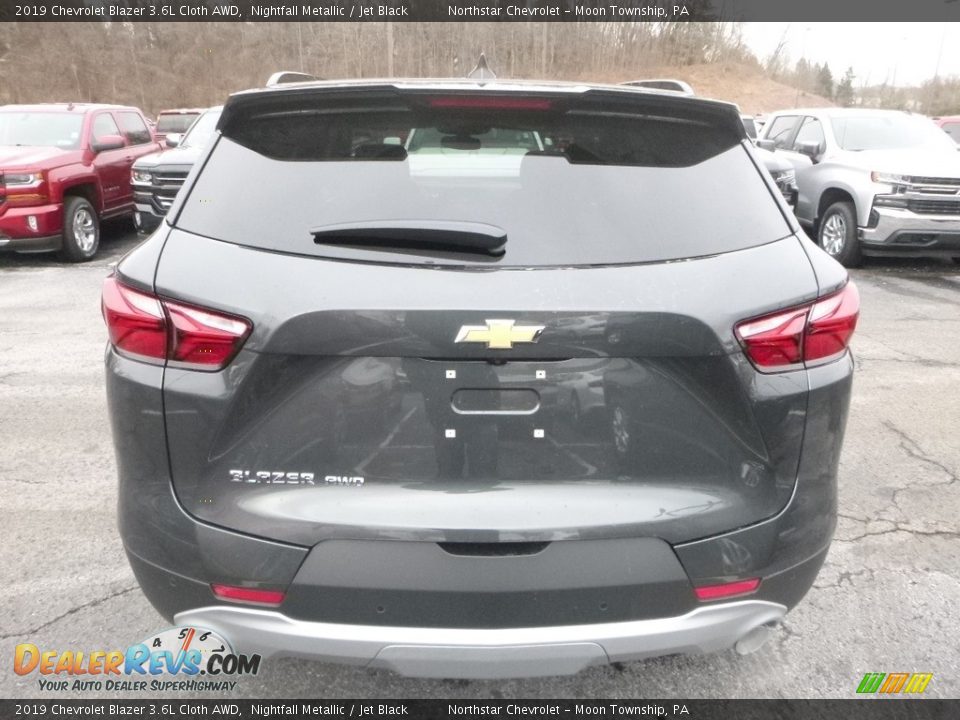 2019 Chevrolet Blazer 3.6L Cloth AWD Nightfall Metallic / Jet Black Photo #4