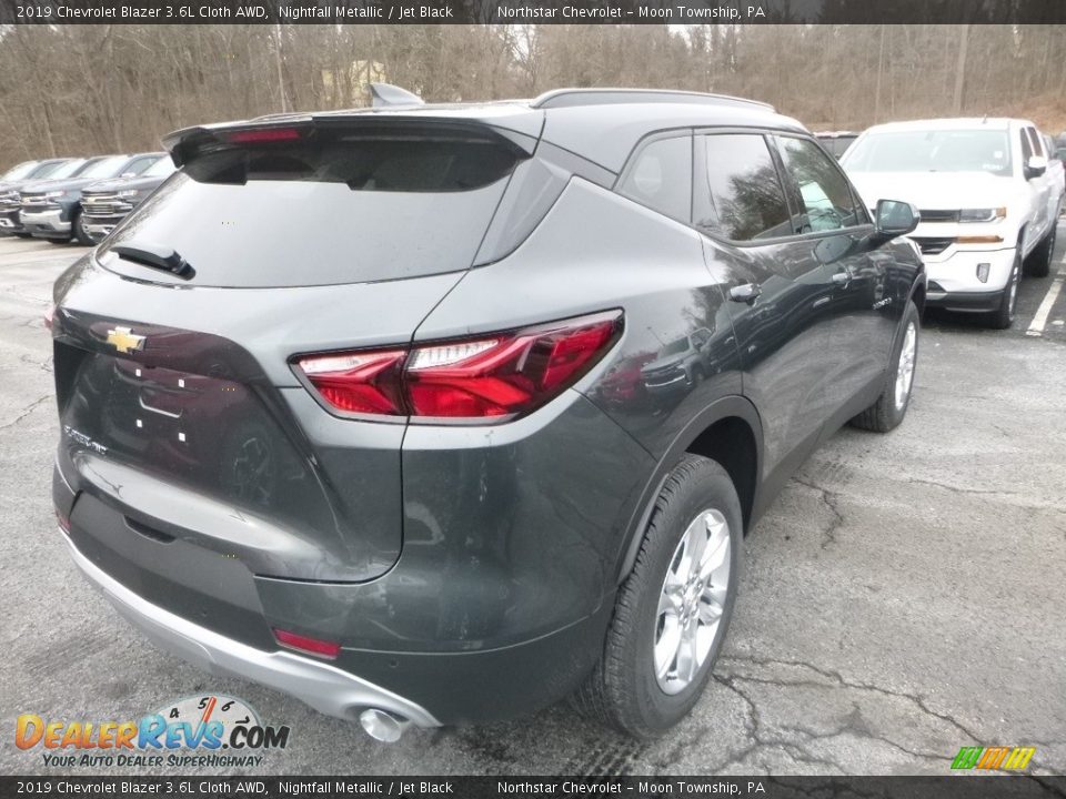 2019 Chevrolet Blazer 3.6L Cloth AWD Nightfall Metallic / Jet Black Photo #5