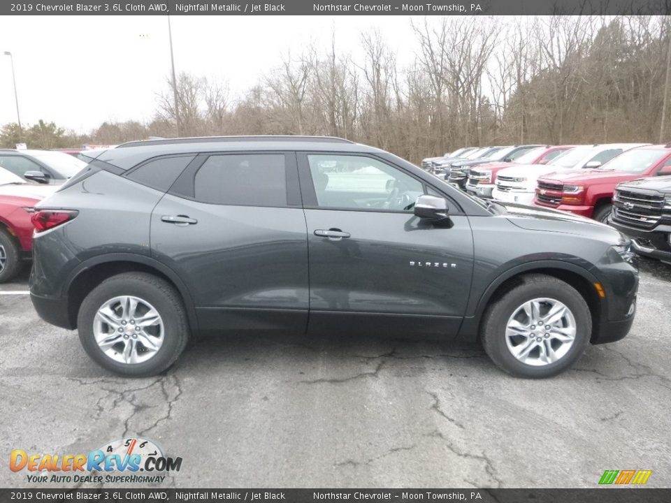 2019 Chevrolet Blazer 3.6L Cloth AWD Nightfall Metallic / Jet Black Photo #6