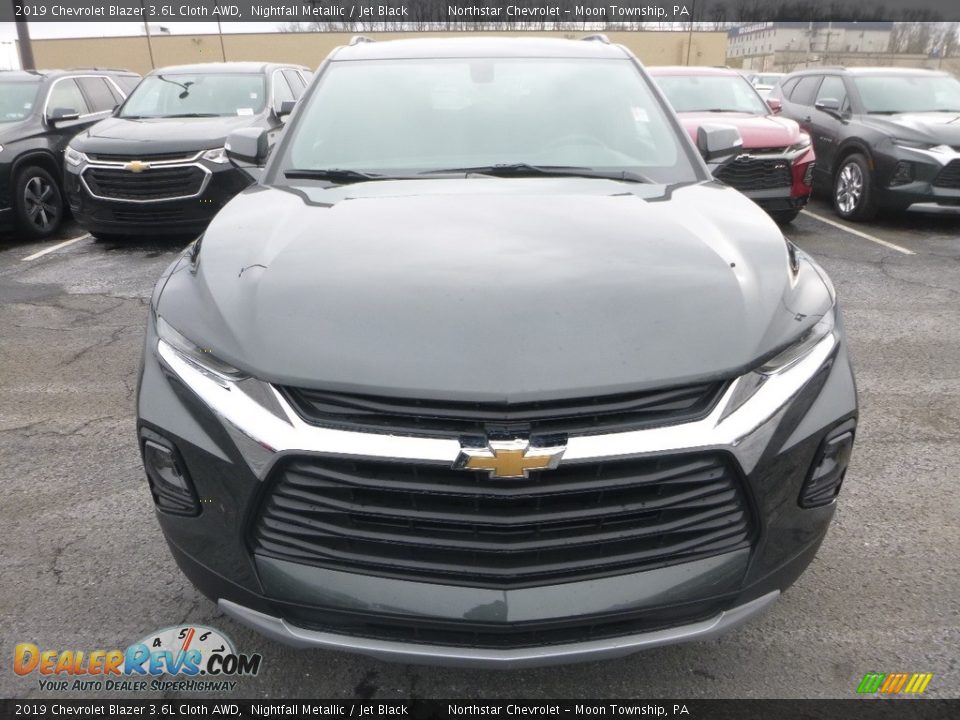 2019 Chevrolet Blazer 3.6L Cloth AWD Nightfall Metallic / Jet Black Photo #8