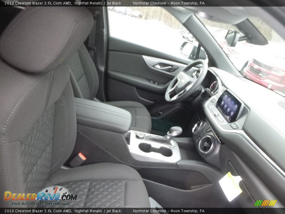 2019 Chevrolet Blazer 3.6L Cloth AWD Nightfall Metallic / Jet Black Photo #10