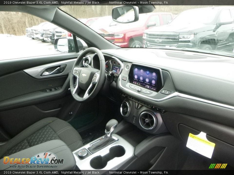 2019 Chevrolet Blazer 3.6L Cloth AWD Nightfall Metallic / Jet Black Photo #11
