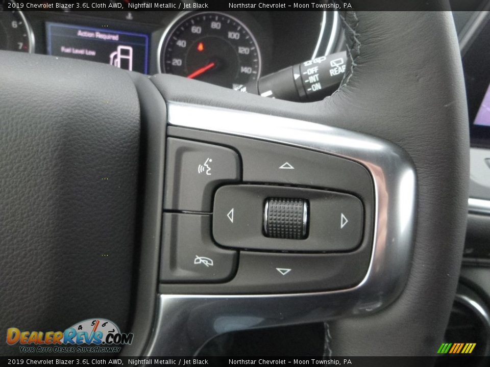 2019 Chevrolet Blazer 3.6L Cloth AWD Nightfall Metallic / Jet Black Photo #19