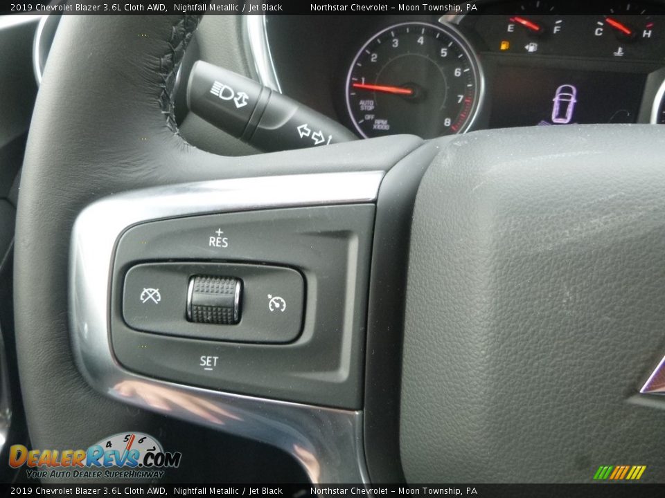 2019 Chevrolet Blazer 3.6L Cloth AWD Nightfall Metallic / Jet Black Photo #20