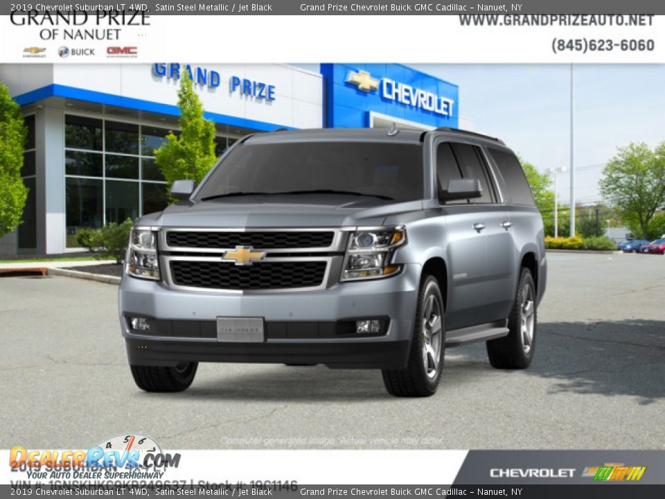 2019 Chevrolet Suburban LT 4WD Satin Steel Metallic / Jet Black Photo #1