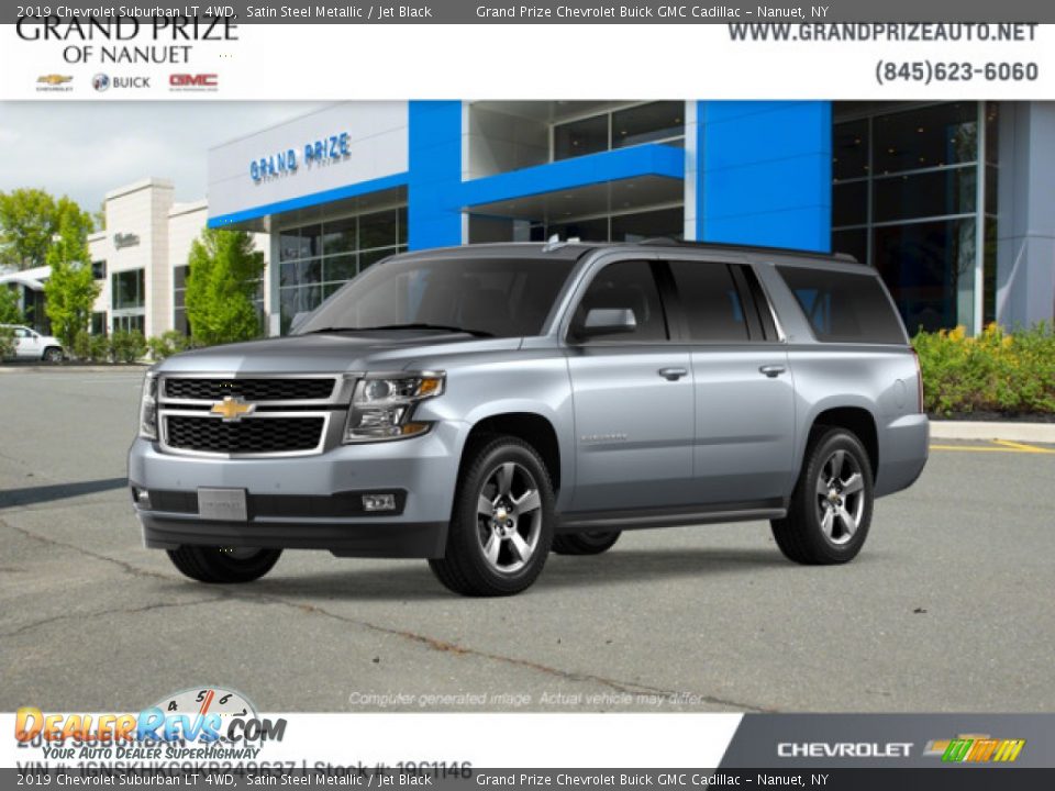2019 Chevrolet Suburban LT 4WD Satin Steel Metallic / Jet Black Photo #2
