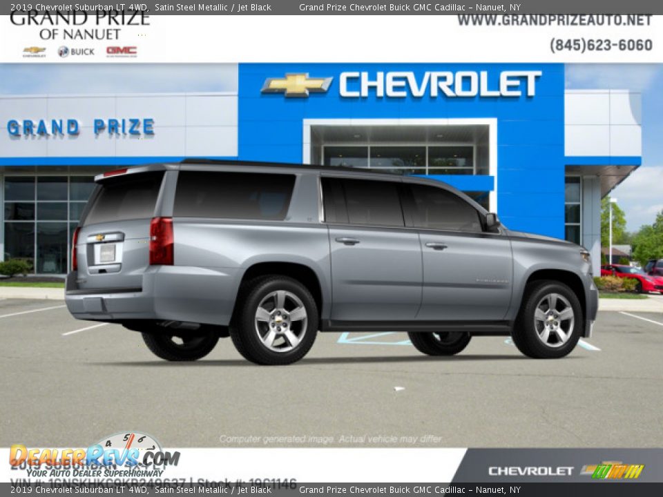2019 Chevrolet Suburban LT 4WD Satin Steel Metallic / Jet Black Photo #4
