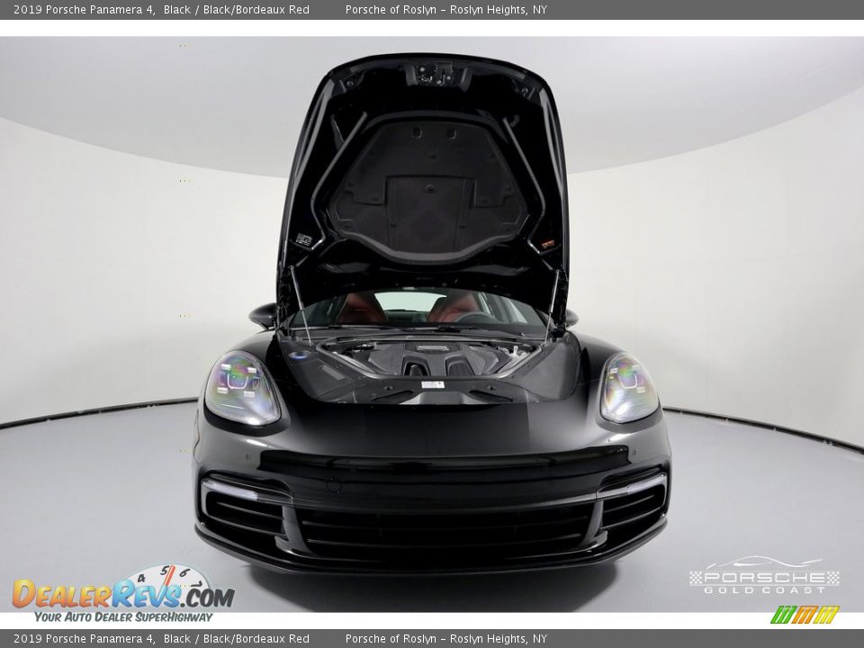 2019 Porsche Panamera 4 Black / Black/Bordeaux Red Photo #3
