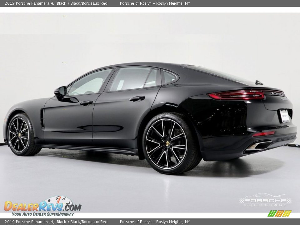 2019 Porsche Panamera 4 Black / Black/Bordeaux Red Photo #6
