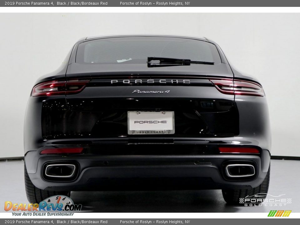 2019 Porsche Panamera 4 Black / Black/Bordeaux Red Photo #8
