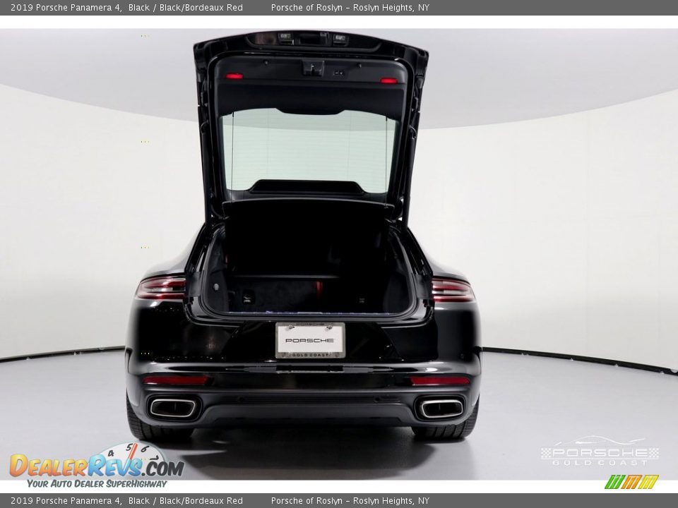 2019 Porsche Panamera 4 Black / Black/Bordeaux Red Photo #9