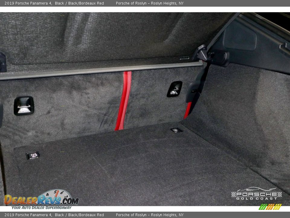 2019 Porsche Panamera 4 Black / Black/Bordeaux Red Photo #10