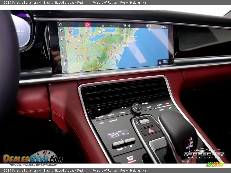 2019 Porsche Panamera 4 Black / Black/Bordeaux Red Photo #21