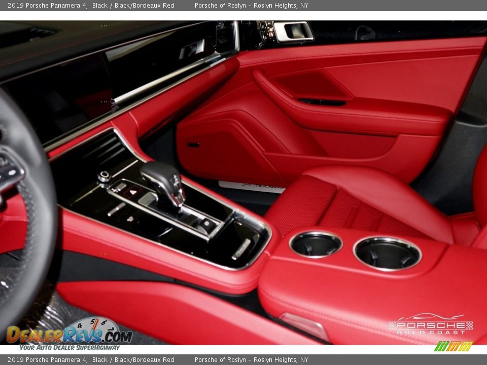 2019 Porsche Panamera 4 Black / Black/Bordeaux Red Photo #22