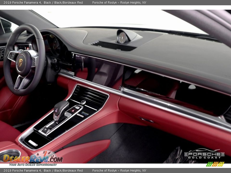 2019 Porsche Panamera 4 Black / Black/Bordeaux Red Photo #26