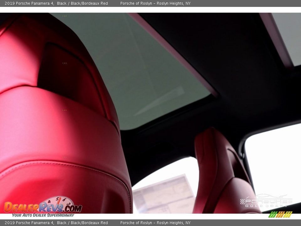 2019 Porsche Panamera 4 Black / Black/Bordeaux Red Photo #27