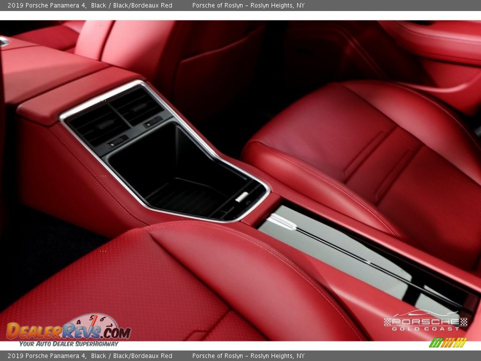 2019 Porsche Panamera 4 Black / Black/Bordeaux Red Photo #28