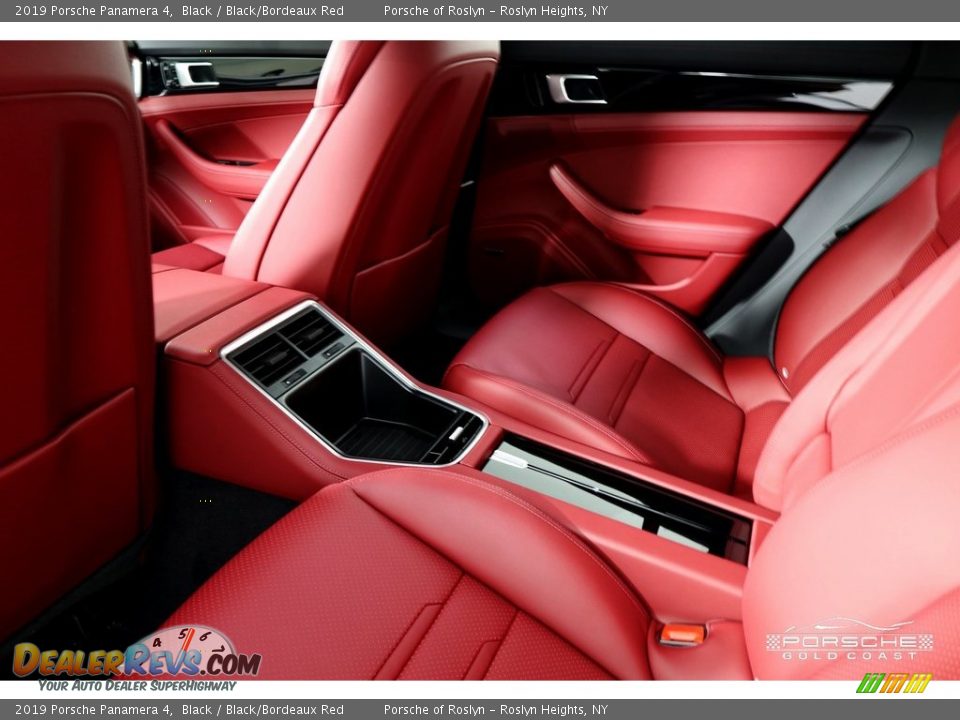 2019 Porsche Panamera 4 Black / Black/Bordeaux Red Photo #29