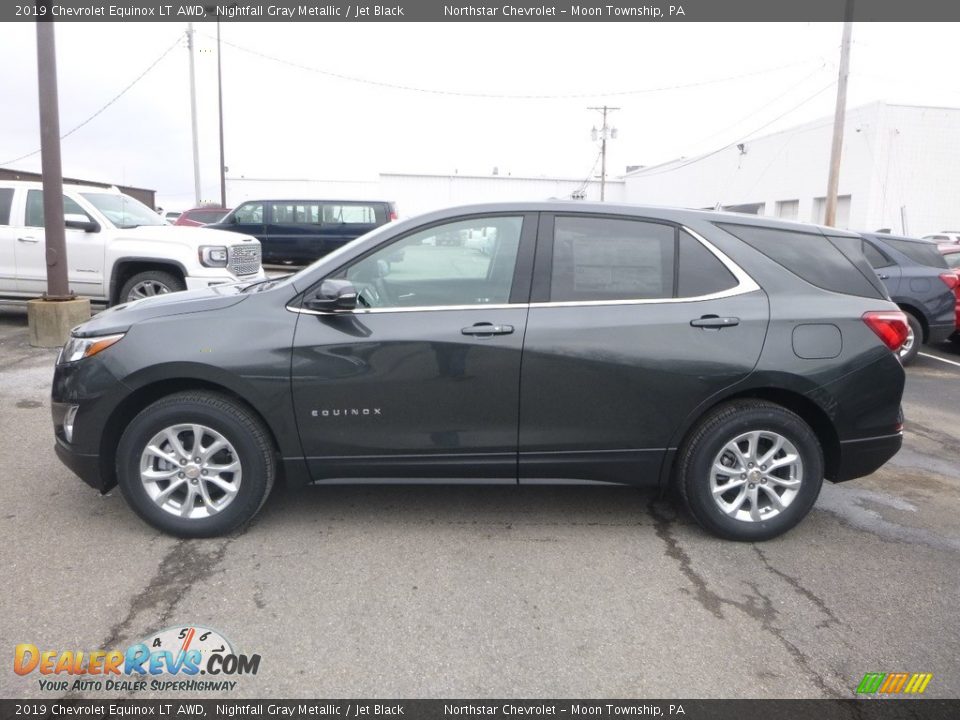 2019 Chevrolet Equinox LT AWD Nightfall Gray Metallic / Jet Black Photo #2
