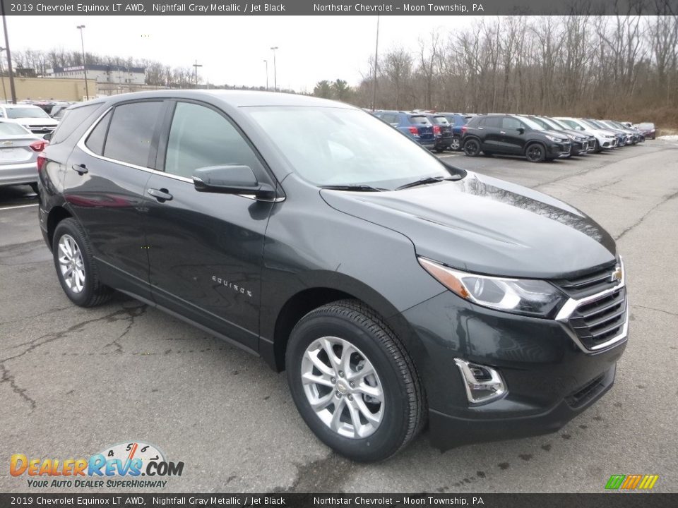 2019 Chevrolet Equinox LT AWD Nightfall Gray Metallic / Jet Black Photo #7