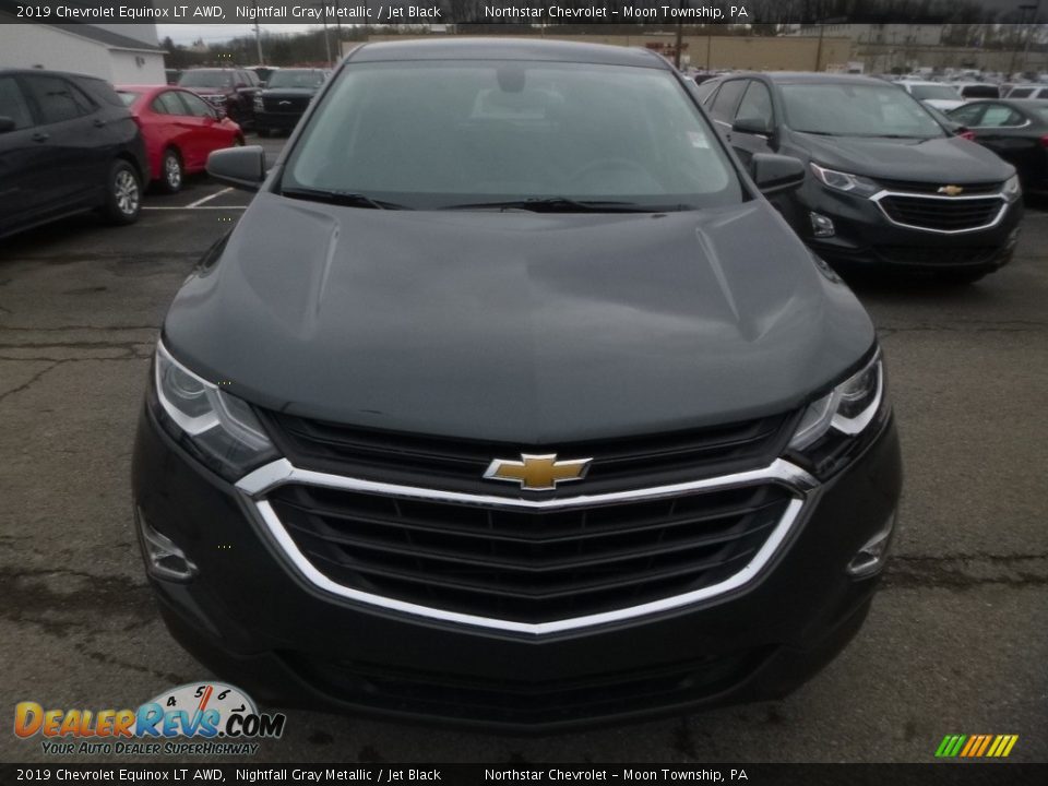 2019 Chevrolet Equinox LT AWD Nightfall Gray Metallic / Jet Black Photo #8