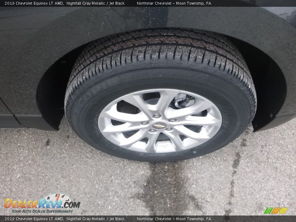 2019 Chevrolet Equinox LT AWD Nightfall Gray Metallic / Jet Black Photo #9