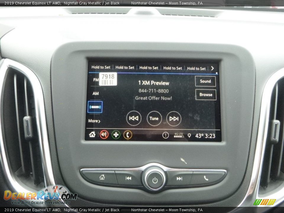 2019 Chevrolet Equinox LT AWD Nightfall Gray Metallic / Jet Black Photo #17