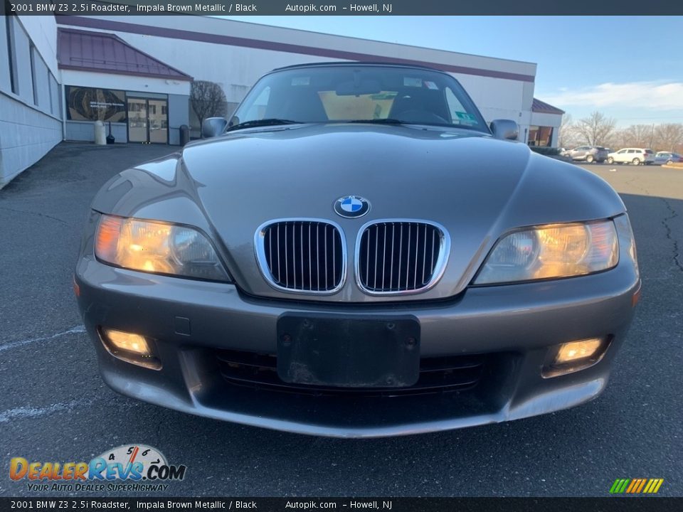 2001 BMW Z3 2.5i Roadster Impala Brown Metallic / Black Photo #12