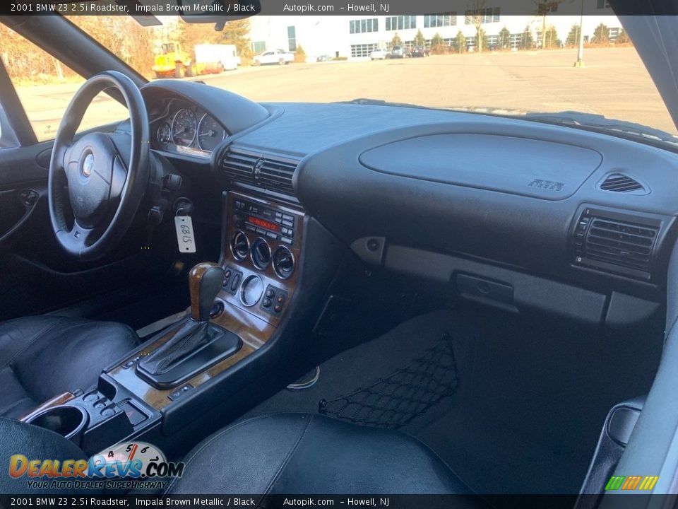 2001 BMW Z3 2.5i Roadster Impala Brown Metallic / Black Photo #14