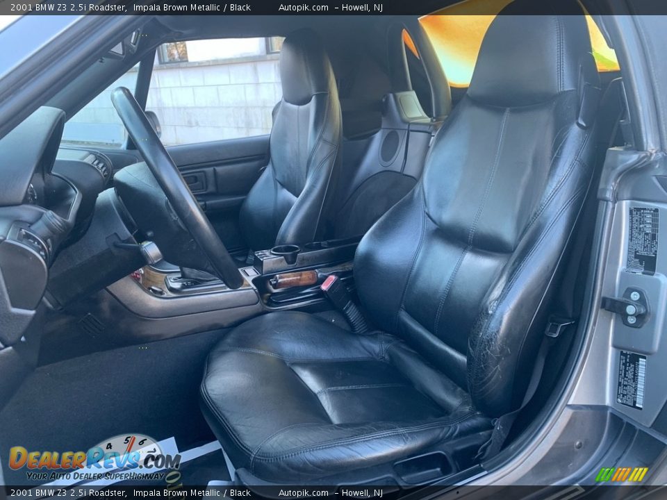 2001 BMW Z3 2.5i Roadster Impala Brown Metallic / Black Photo #15