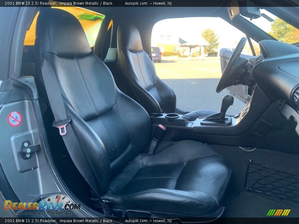 2001 BMW Z3 2.5i Roadster Impala Brown Metallic / Black Photo #16