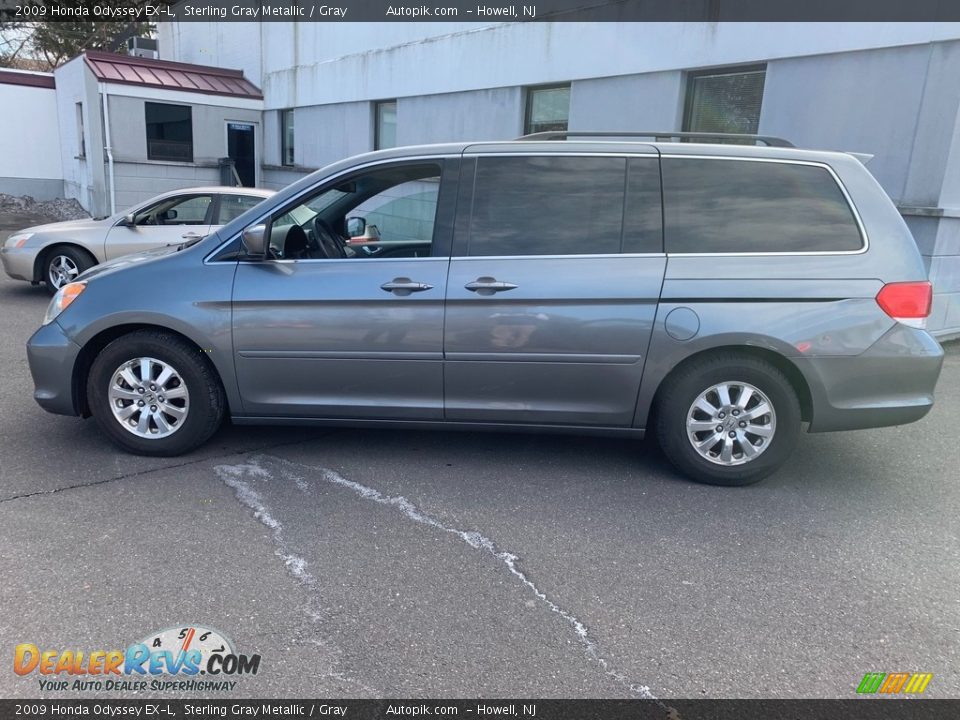 2009 Honda Odyssey EX-L Sterling Gray Metallic / Gray Photo #4