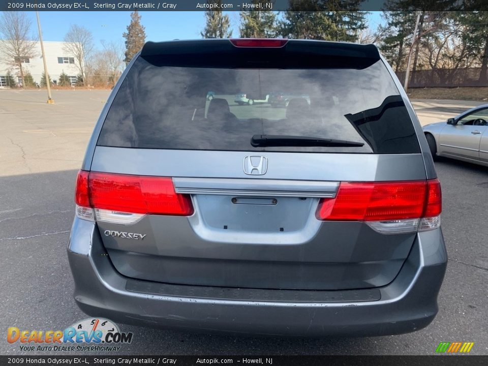 2009 Honda Odyssey EX-L Sterling Gray Metallic / Gray Photo #6