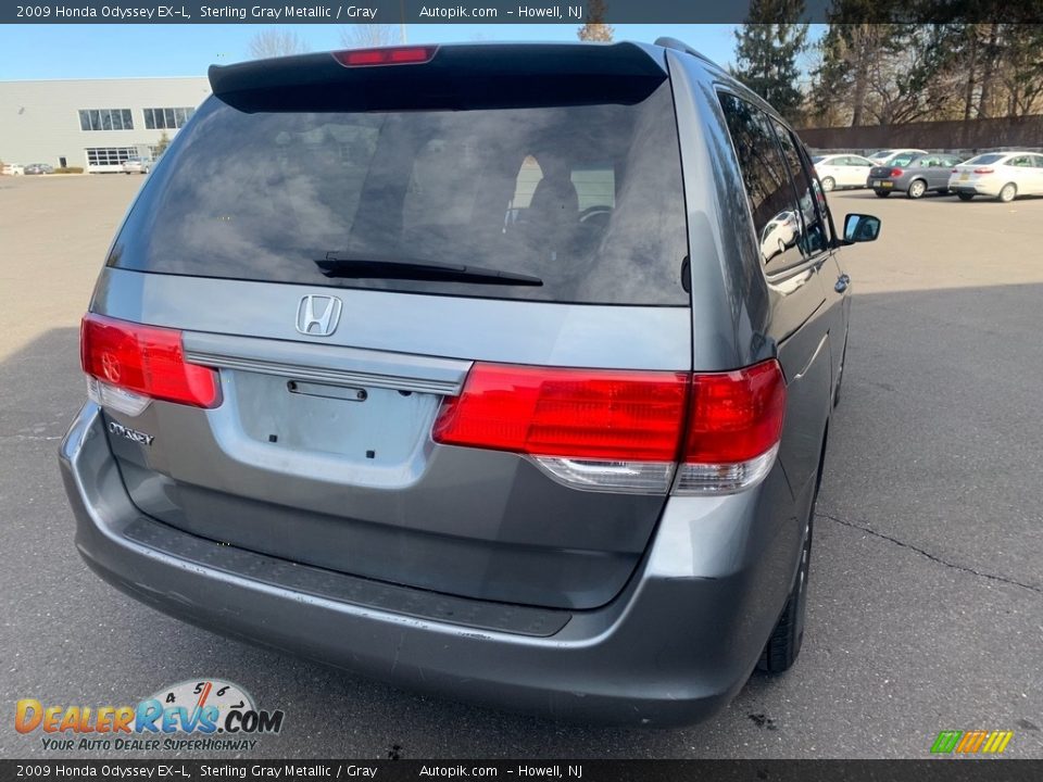 2009 Honda Odyssey EX-L Sterling Gray Metallic / Gray Photo #7