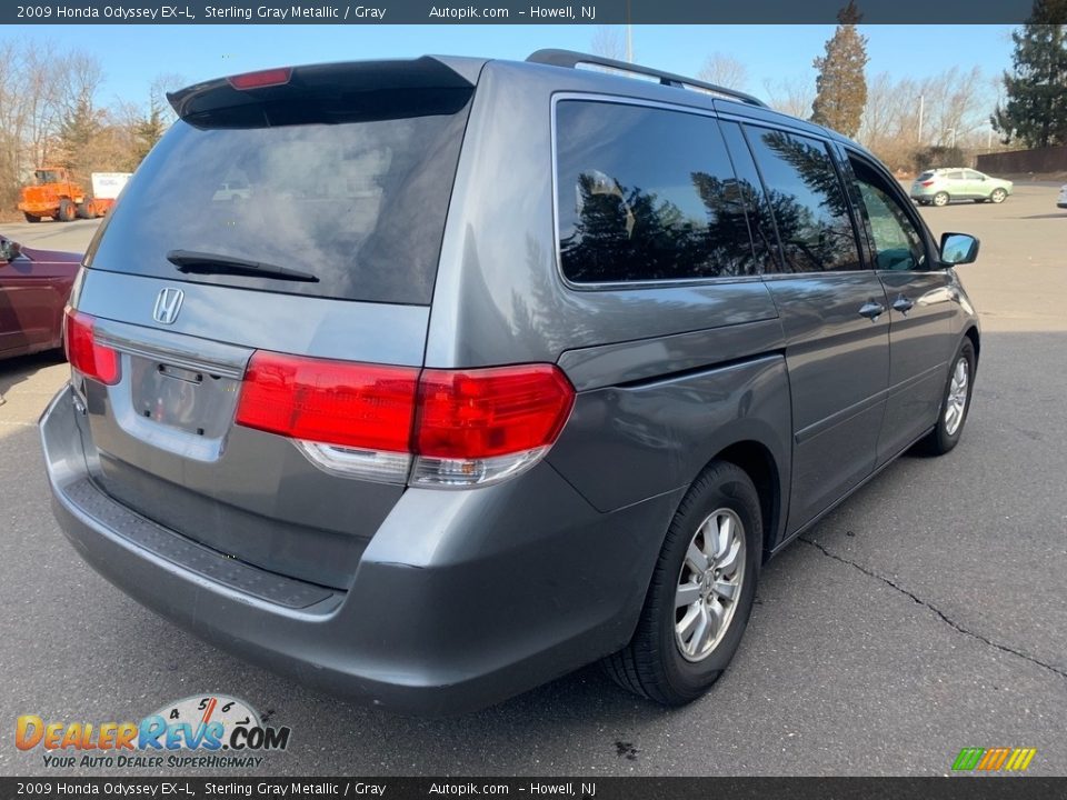 2009 Honda Odyssey EX-L Sterling Gray Metallic / Gray Photo #9