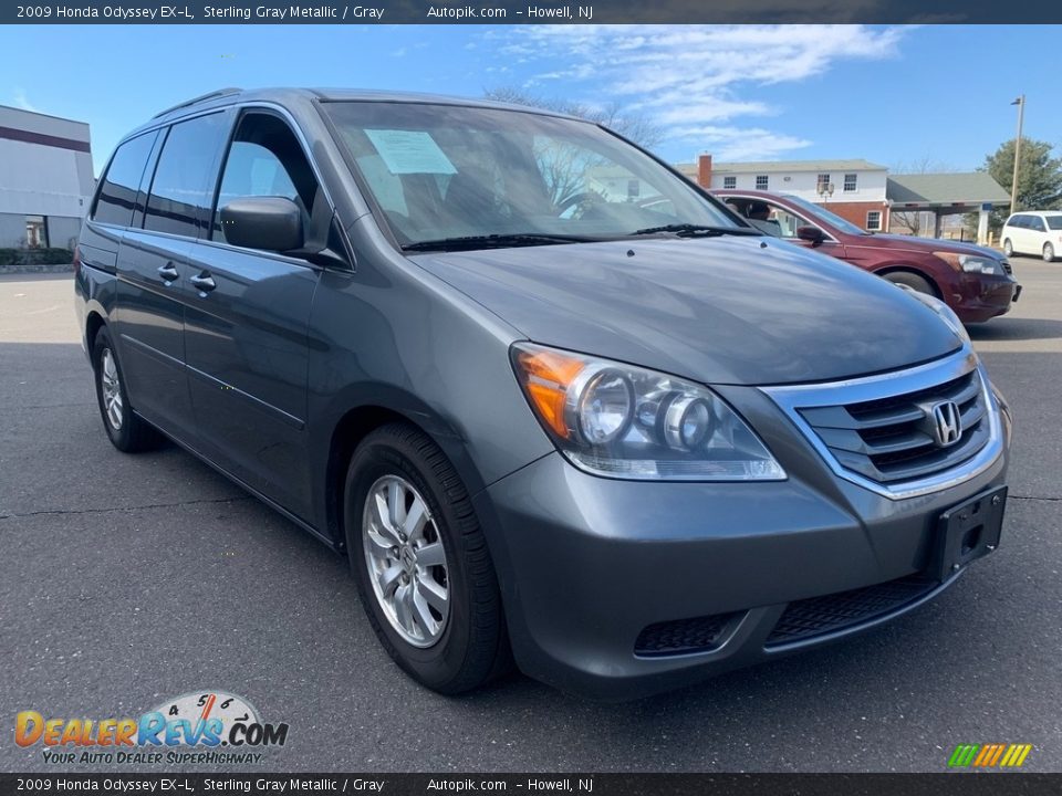 2009 Honda Odyssey EX-L Sterling Gray Metallic / Gray Photo #11
