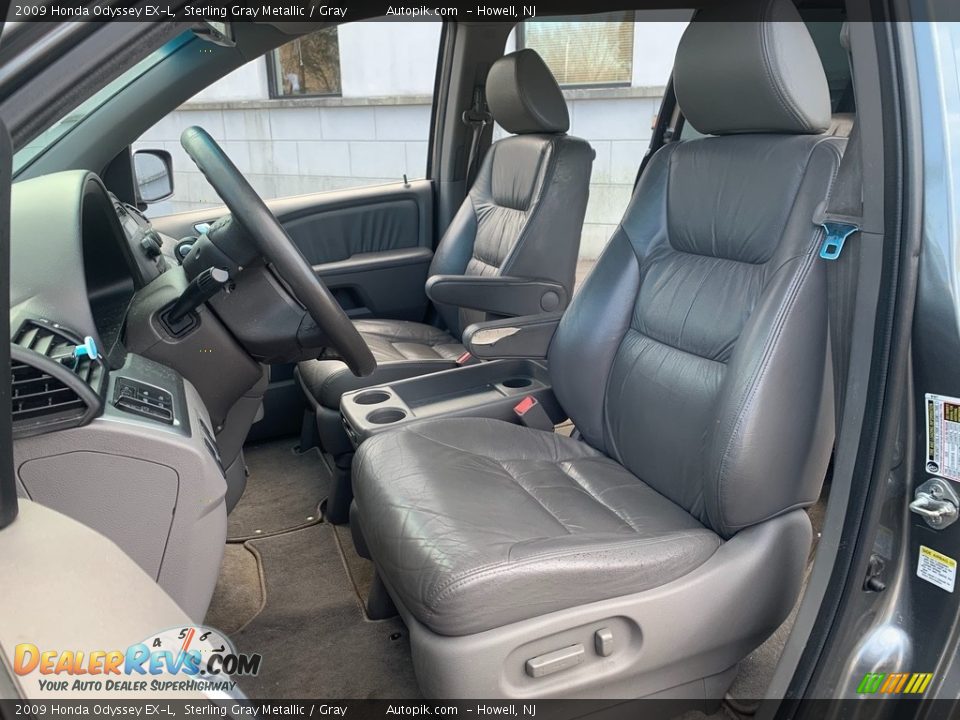 2009 Honda Odyssey EX-L Sterling Gray Metallic / Gray Photo #17