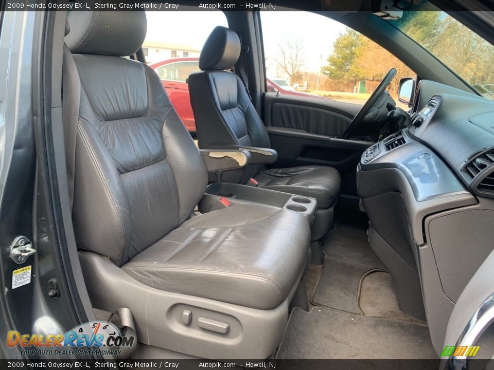2009 Honda Odyssey EX-L Sterling Gray Metallic / Gray Photo #18