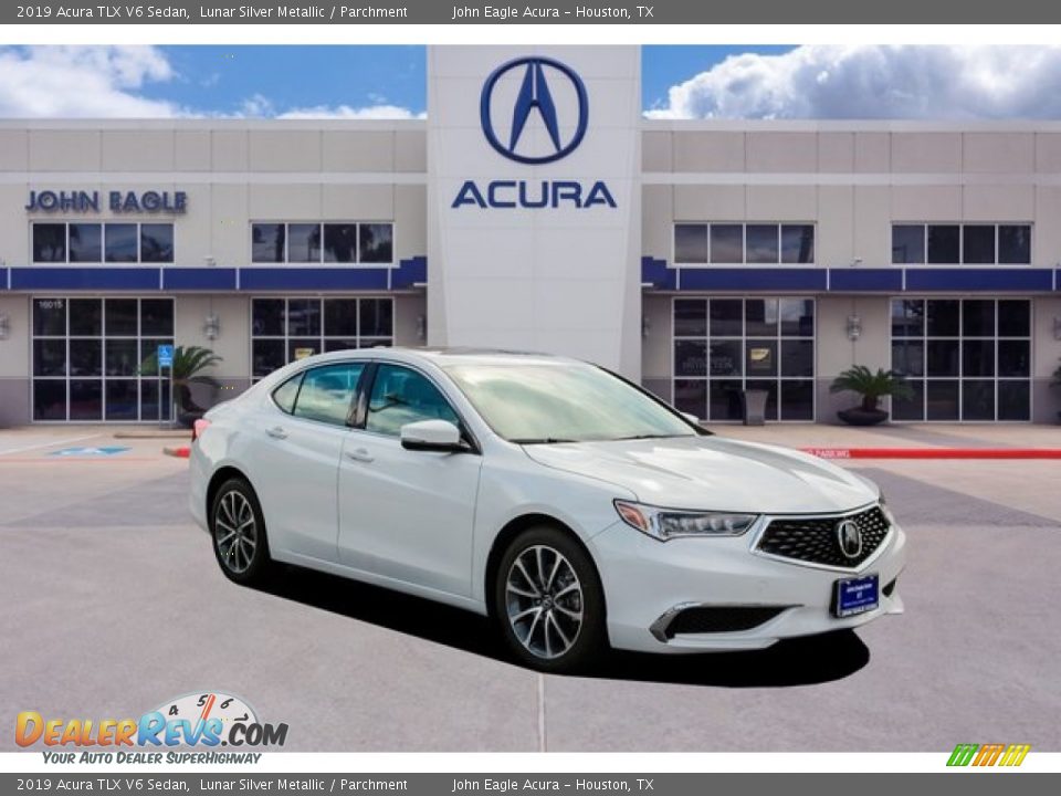 2019 Acura TLX V6 Sedan Lunar Silver Metallic / Parchment Photo #1