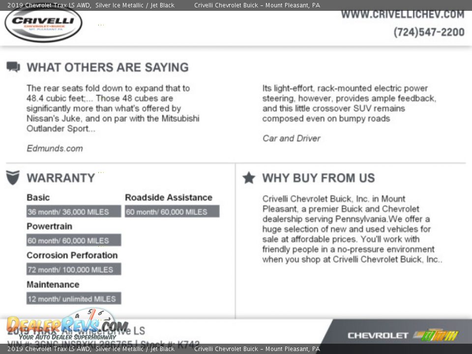 2019 Chevrolet Trax LS AWD Silver Ice Metallic / Jet Black Photo #8