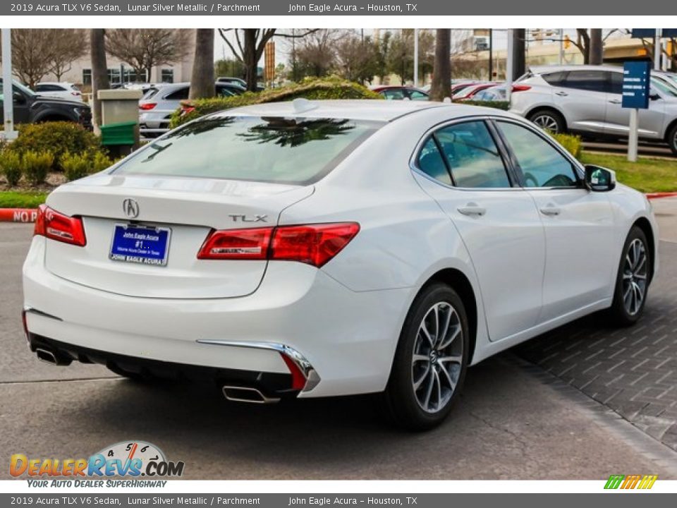 2019 Acura TLX V6 Sedan Lunar Silver Metallic / Parchment Photo #7