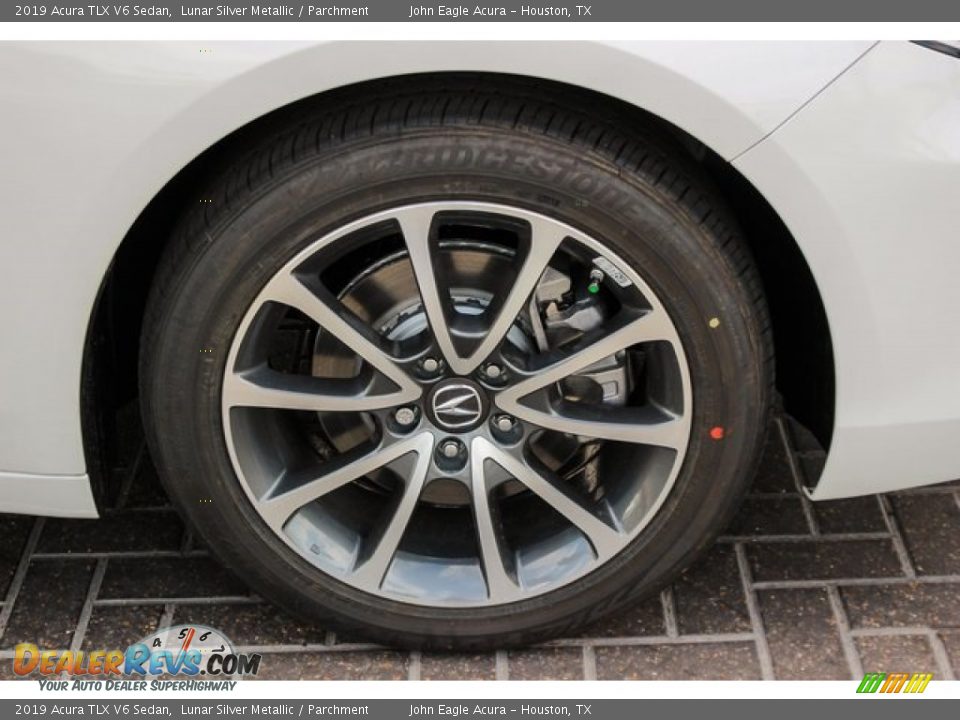 2019 Acura TLX V6 Sedan Lunar Silver Metallic / Parchment Photo #10