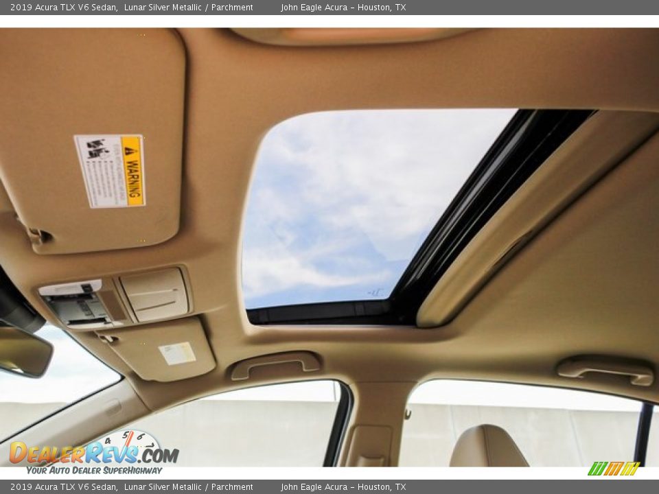 2019 Acura TLX V6 Sedan Lunar Silver Metallic / Parchment Photo #13