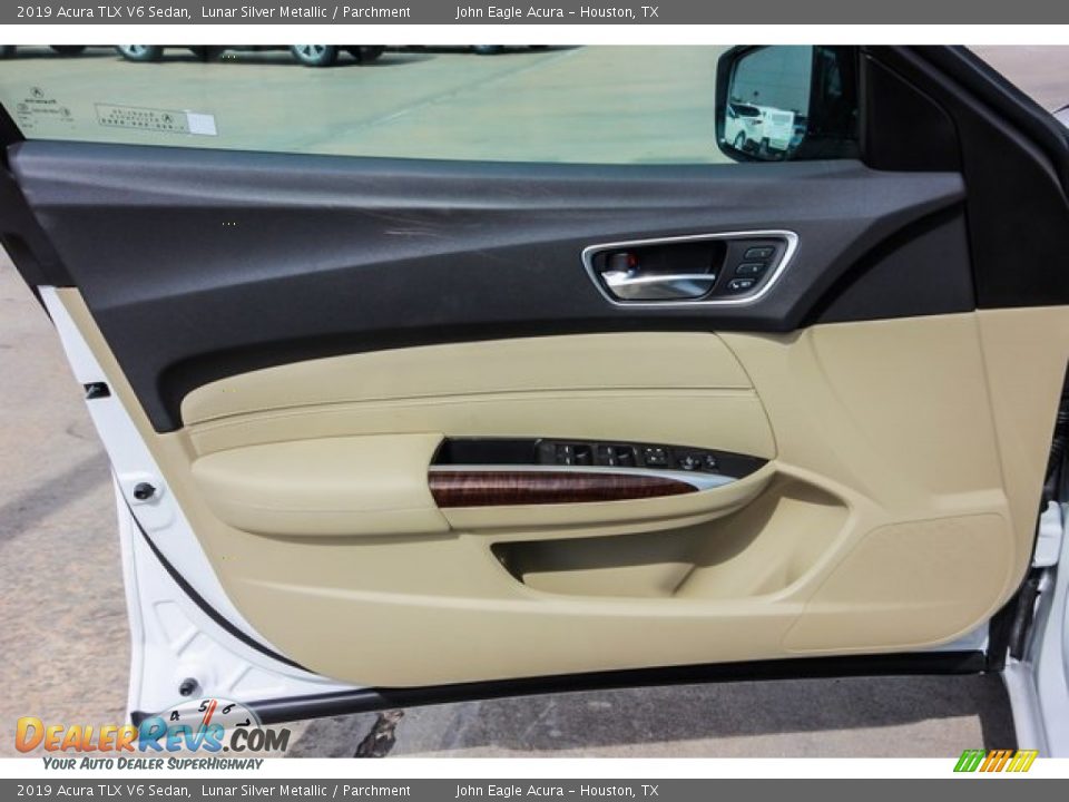 2019 Acura TLX V6 Sedan Lunar Silver Metallic / Parchment Photo #14