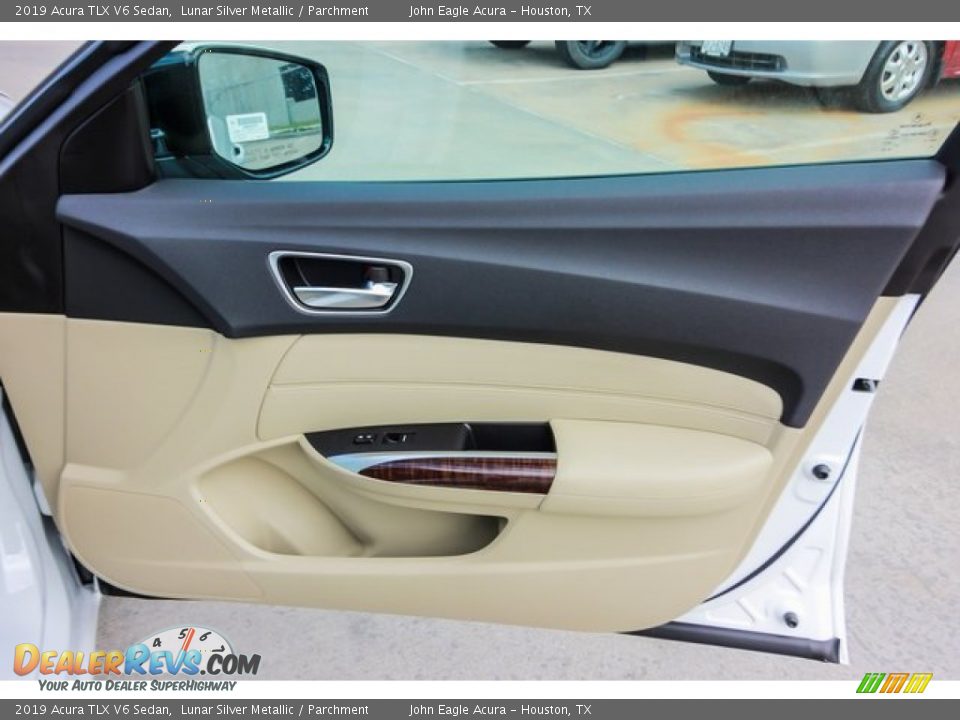 2019 Acura TLX V6 Sedan Lunar Silver Metallic / Parchment Photo #21