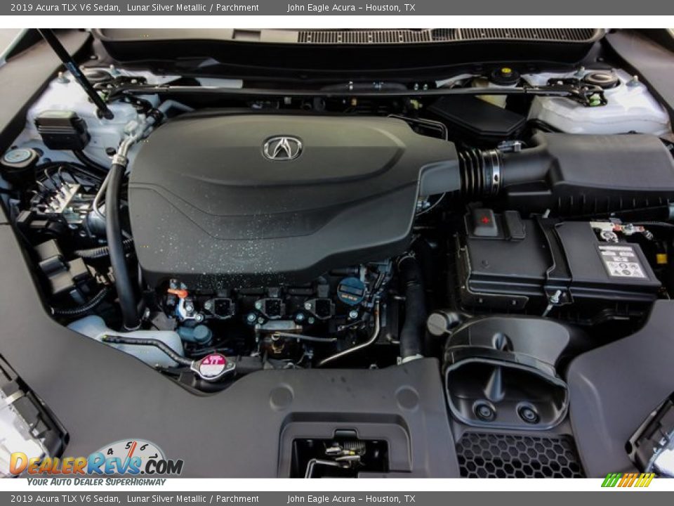 2019 Acura TLX V6 Sedan Lunar Silver Metallic / Parchment Photo #23