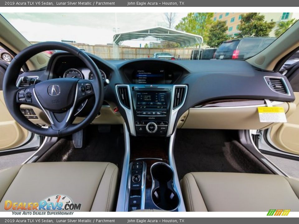 2019 Acura TLX V6 Sedan Lunar Silver Metallic / Parchment Photo #24