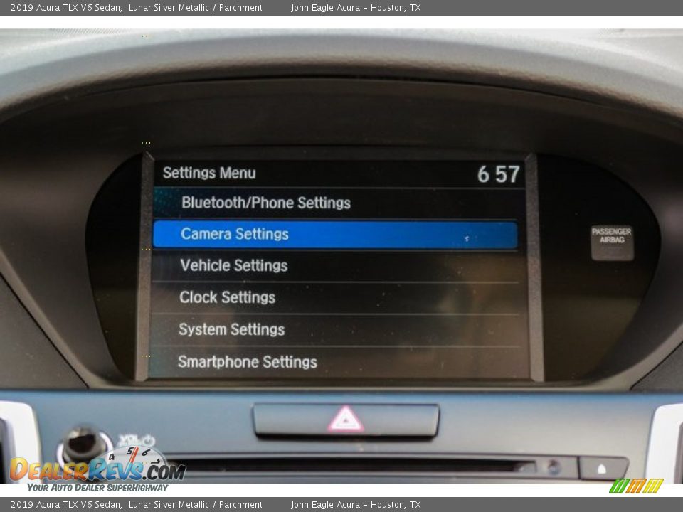 2019 Acura TLX V6 Sedan Lunar Silver Metallic / Parchment Photo #26