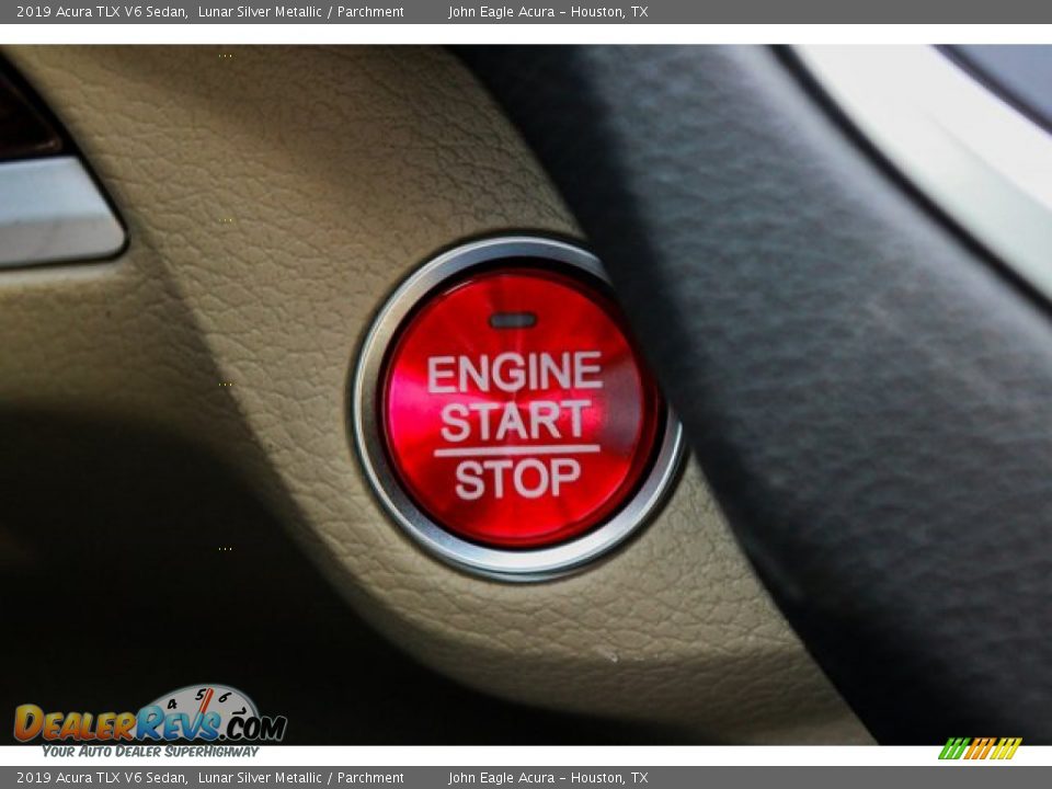 2019 Acura TLX V6 Sedan Lunar Silver Metallic / Parchment Photo #31
