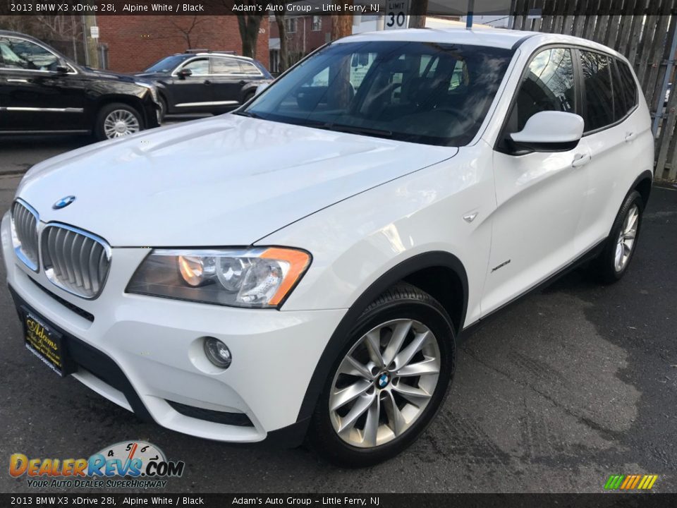 2013 BMW X3 xDrive 28i Alpine White / Black Photo #1